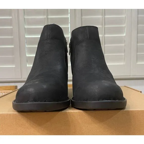 Born Women's Rani Black Boots Leather Size 7.5 NIB Waterproof Western Style