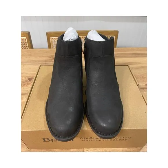 Born Women's Rani Black Boots Leather Size 7.5 NIB Waterproof Western Style