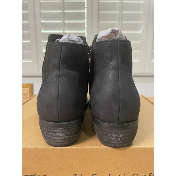 Born Women's Rani Black Boots Leather Size 7.5 NIB Waterproof Western Style