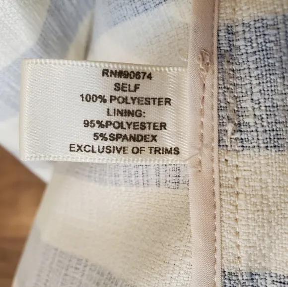 Boston Proper | Black &amp; White Striped PeaCoat Blazer Statement Jacket - Size: 10