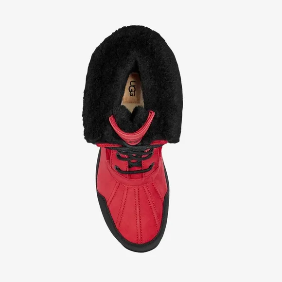 🦋box UGG Australia Butte Mono Lace Up BootsWaterproof Vibram Men's Red size-13