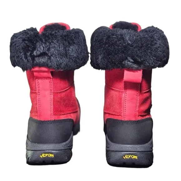 🦋box UGG Australia Butte Mono Lace Up BootsWaterproof Vibram Men's Red size-13