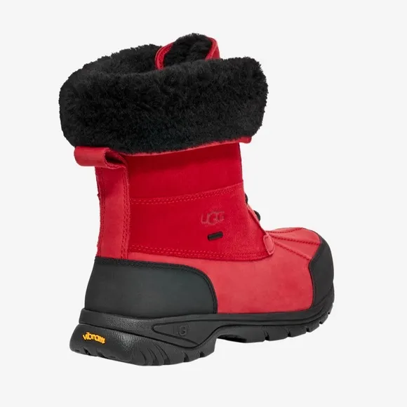 🦋box UGG Australia Butte Mono Lace Up BootsWaterproof Vibram Men's Red size-13