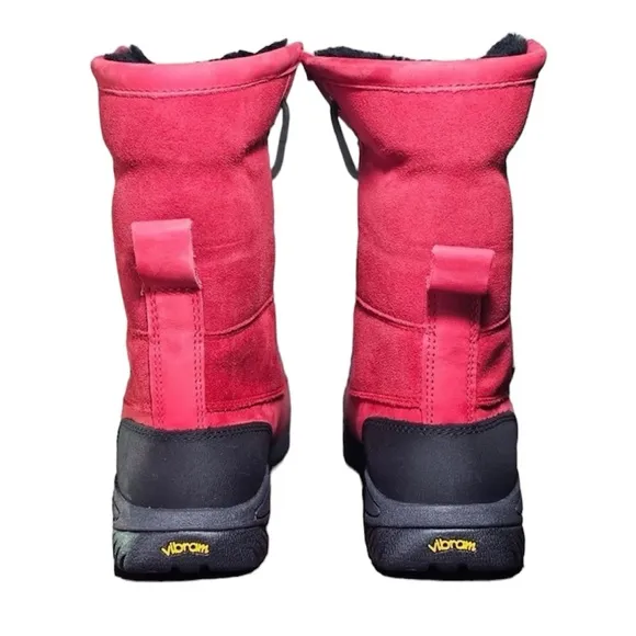 🦋box UGG Australia Butte Mono Lace Up BootsWaterproof Vibram Men's Red size-13