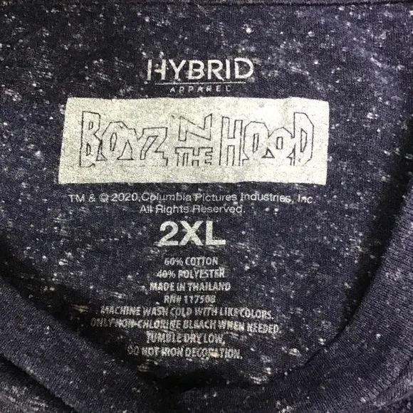 Boys N The Hood T-Shirt Size 2XL Graphic Ice Cube South LA Gray