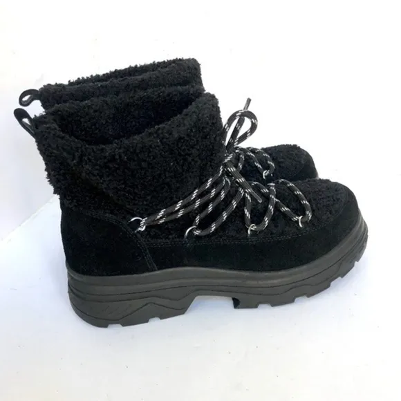 Bp Summit Faux Fur Chunky Boots size 10