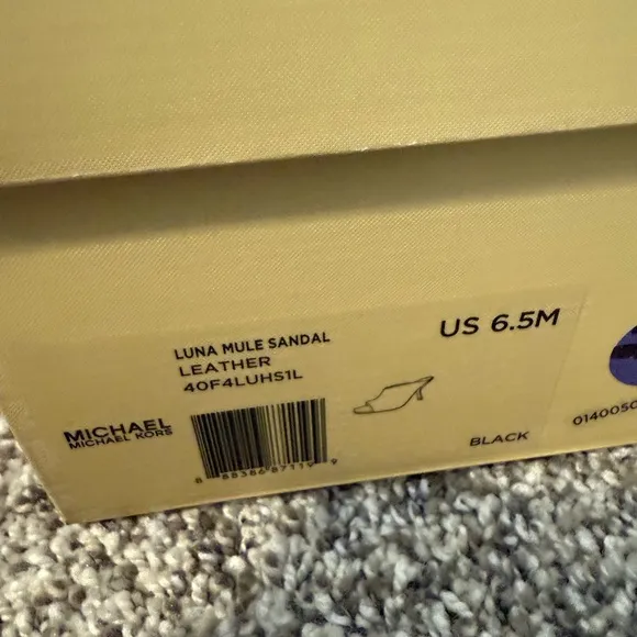 Brand NEW Michael Kors Black and Gold Women's Heels