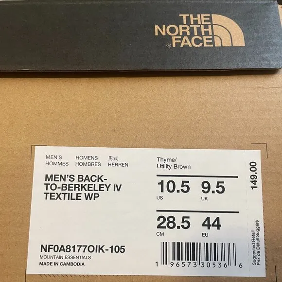 Brand New North Face Men's 10.5 Boots