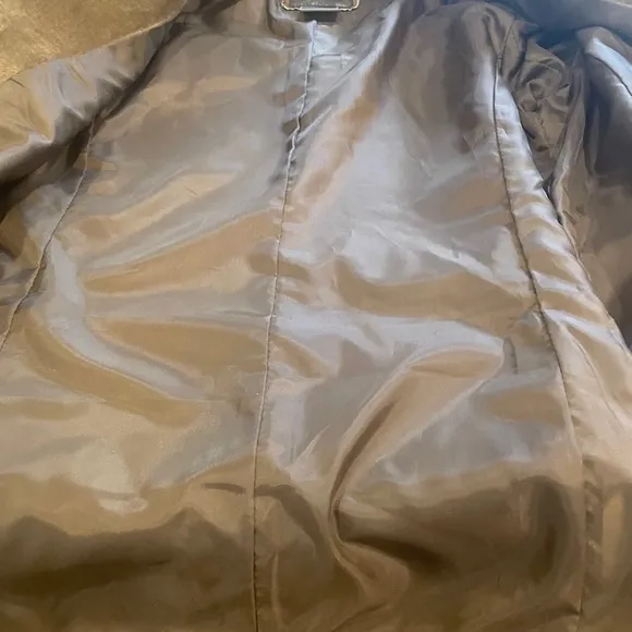 Brandon Thomas Brown leather coat with Fringe and Western Style- Size Medium