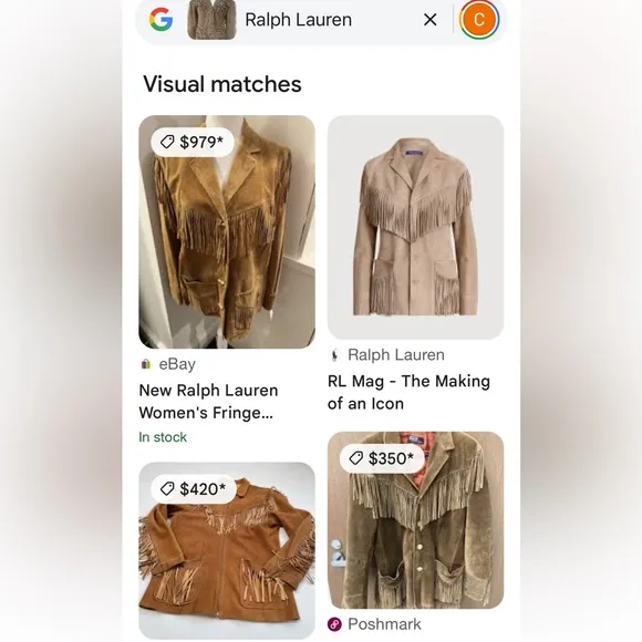 Brandon Thomas Brown leather coat with Fringe and Western Style- Size Medium