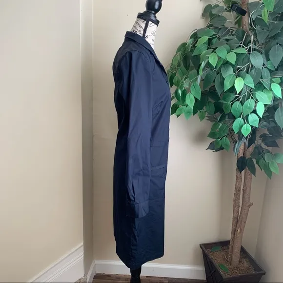Brooks Brothers Navy Shirt Dress Long Sleeve Sz 8
