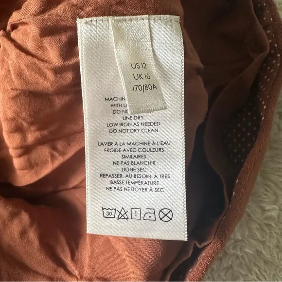 by Anthropologie Faux Suede Skirt Pinafore Overalls sz 12