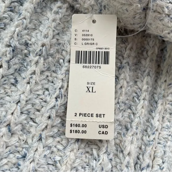 By Anthropologie | NWT Ribbed Sweater Shrug Set Size XL