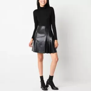 by&amp;by Womens Long Sleeve Sweater Dress