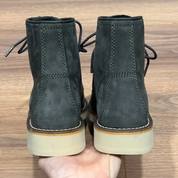 Carhartt 6” Moc Toe Wedge Boot in Dark Gray Size Women’s 6.5