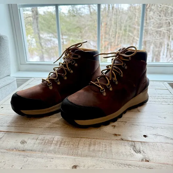 Carhartt Mens Gilmore Waterproof 5 inch Alloy toe work hiker brown boots size 12