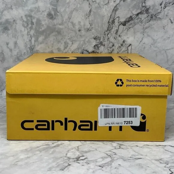 Carhartt Sz 10 Brown Gilmore Waterproof 5 inch Alloy Toe Work Hiker Boots P10-21