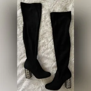 Carlos Santana Thigh High Wide Calf Women's Quantum Fashion Gothic Rave Boots