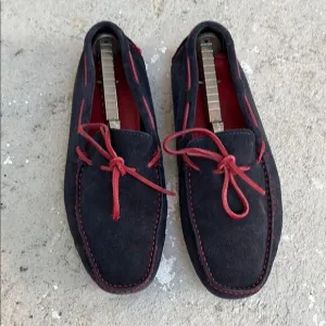 Carolina Herrera suede driving shoes