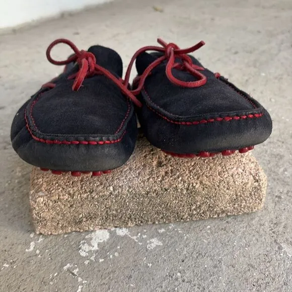 Carolina Herrera suede driving shoes