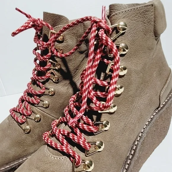 CECELIA NEW YORK Helga Platform Wedge Hiker Boots