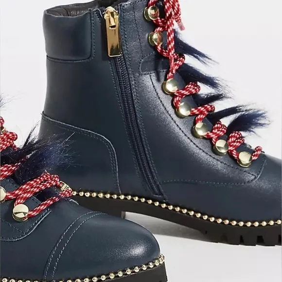 Cecelia New York Trekker Lace Up Boots