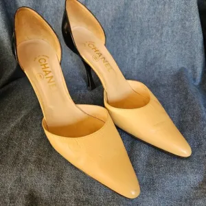Chanel Color Block Heels