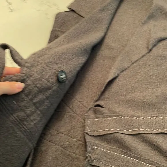 Charcoal Gray Wool Vest