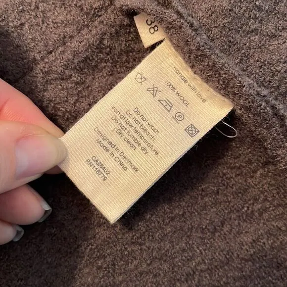 Charcoal Gray Wool Vest