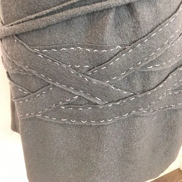 Charcoal Gray Wool Vest