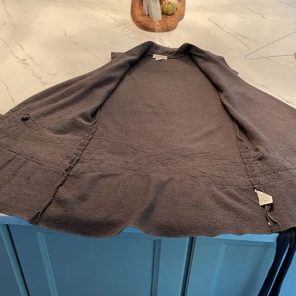 Charcoal Gray Wool Vest