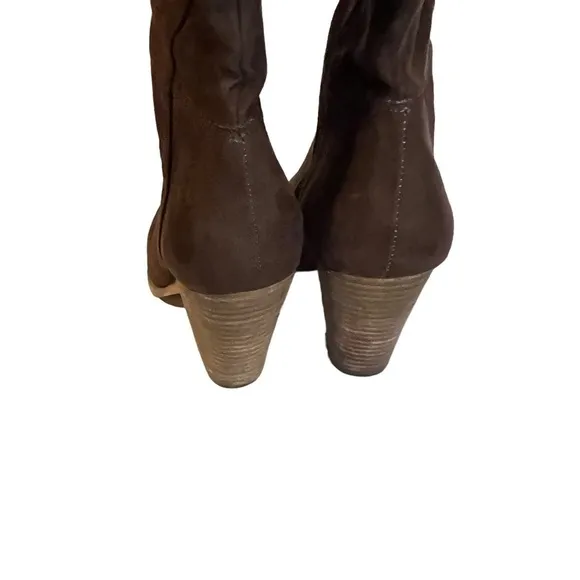 Charles by Charles David boots size 5.5. Faux brown. Side zipper.