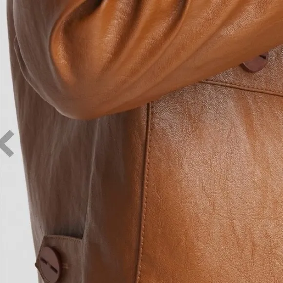 Chico’s Faux Leather Jacket - NWT