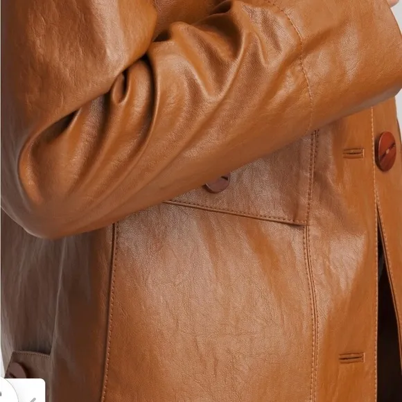 Chico’s Faux Leather Jacket - NWT