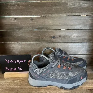 Childrens Big Kids Vasque Monolith Gray Waterproof Hiking‎ Shoes Sneakers Size 5
