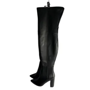 CHINESE LAUNDRY Fun Times Over the Knee Boot Black Size 7/37.5 NWOB