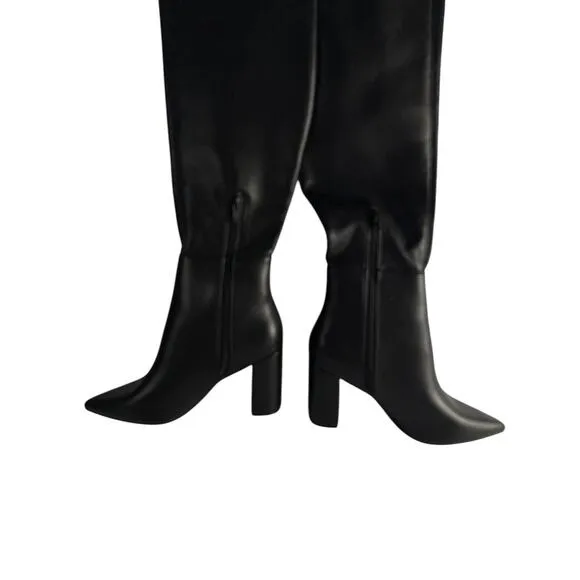 CHINESE LAUNDRY Fun Times Over the Knee Boot Black Size 7/37.5 NWOB
