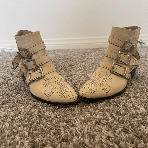 Chloe Susanna Stud Short Boots