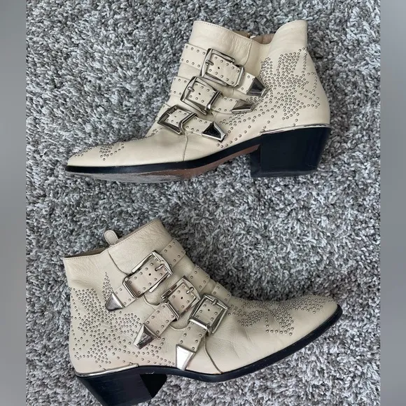 Chloe Susanna Stud Short Boots