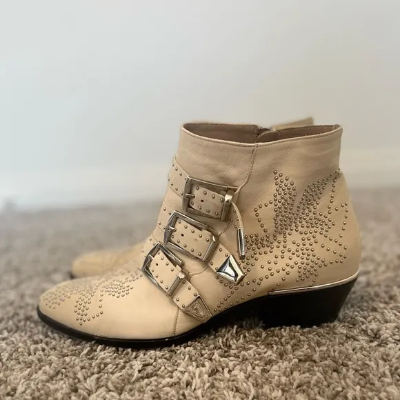 Chloe Susanna Stud Short Boots