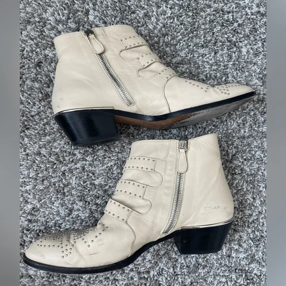 Chloe Susanna Stud Short Boots