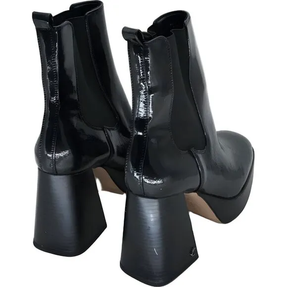 Circus NY by Sam Edelman Women's Black Patent Boots Size 9