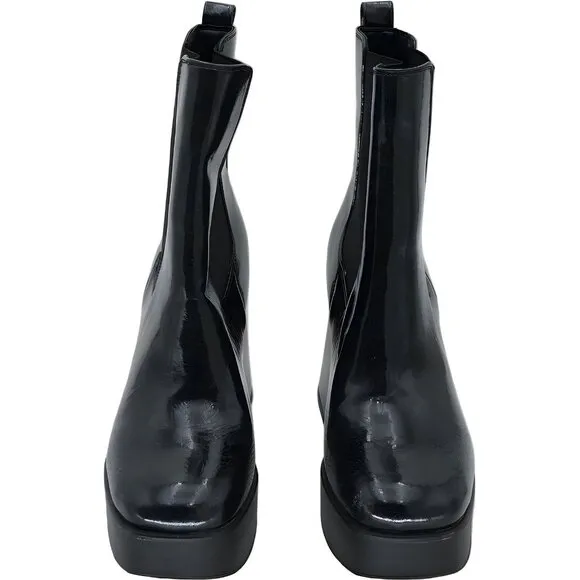 Circus NY by Sam Edelman Women's Black Patent Boots Size 9