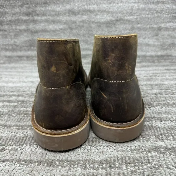 Clarks Bushacre 2 Chukka Desert Boots Mens Sz 11.5 M Brown Beeswax Leather