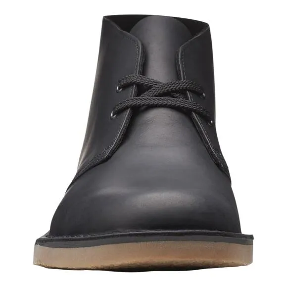 Clarks Men's Bushacre 3 Lace Up Chukka Boots Black Size 12