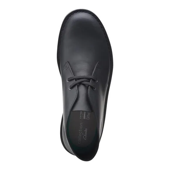 Clarks Men's Bushacre 3 Lace Up Chukka Boots Black Size 12