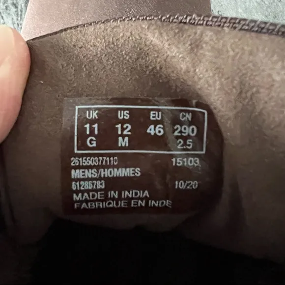 Clarks Rendell Peak brown leather boot (NIB)
