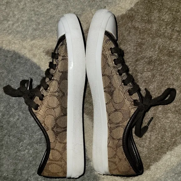 Coach Empire Lace-Up Sneakers Shoes Womens Size 8