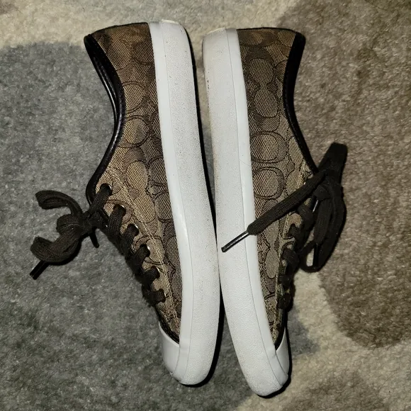 Coach Empire Lace-Up Sneakers Shoes Womens Size 8