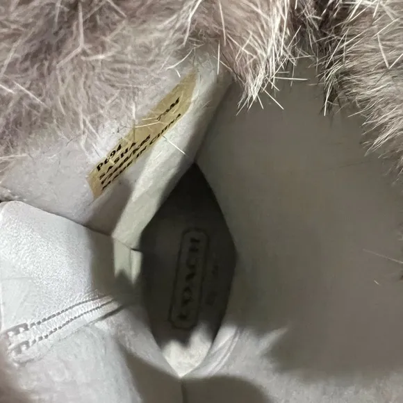 Coach Fur Boots